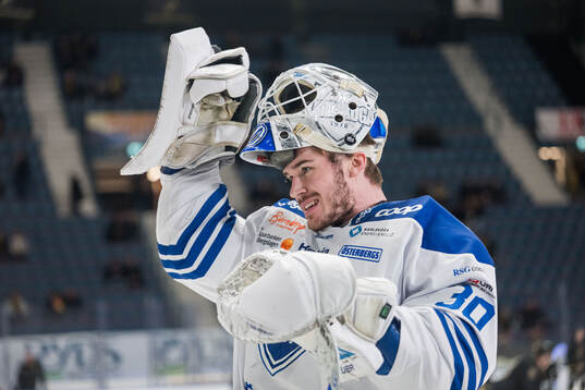 Karlskogas målvakt Samuel Jonsson