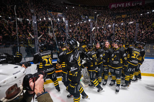 AIKs spelare jublar