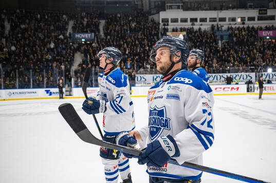Karlskogas Christoffer Jansson och Viktor Lennartsson deppar