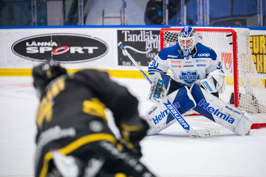 Karlskogas målvakt Samuel Jonsson