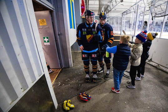 Djurgårdens Arvid Bergström och Wilson Björck