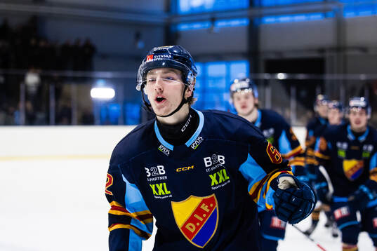 Djurgårdens Wilson Björck jublar