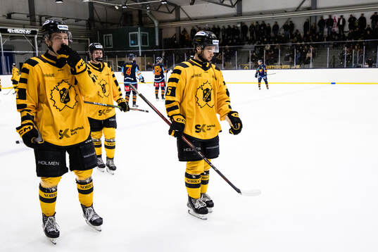 Skellefteås John Anthony deppar med lagkamrater