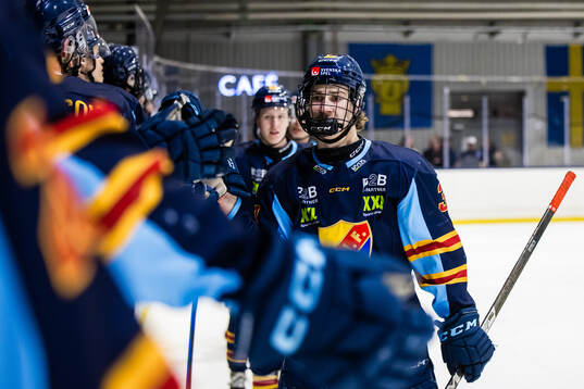 Djurgårdens Eric Nilson jublar