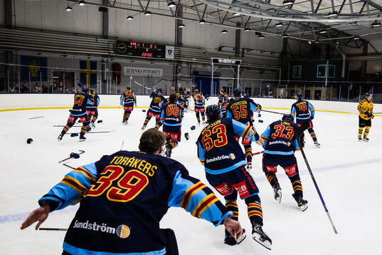 Djurgårdens spelare jublar