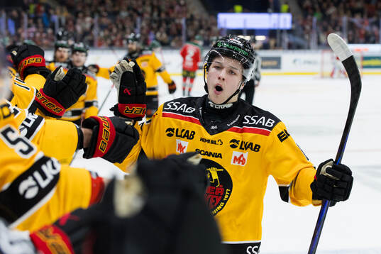 Luleås Isac Hedqvist jublar
