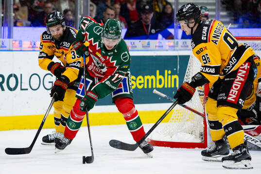 Luleås Pontus Själin och Frölundas Isac Born