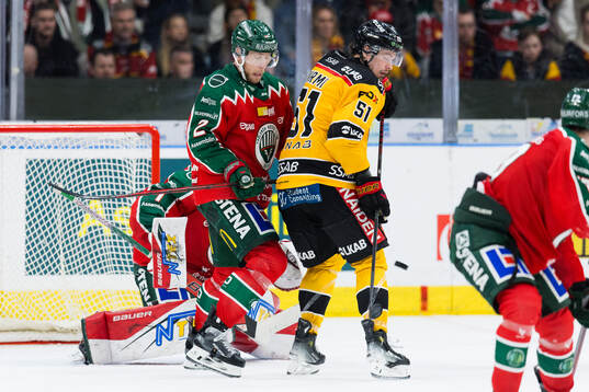 Frölundas Christian Folin och Luleås Markus Nurmi
