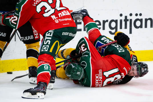Frölundas Nicklas Lasu och Luleås Pontus Andreasson