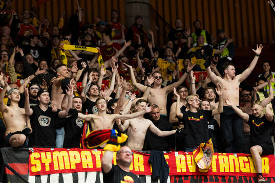 Luleås supportar jublar