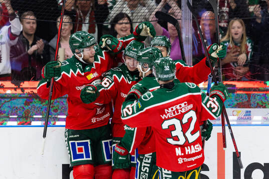 Frölundas Isac Heens jublar