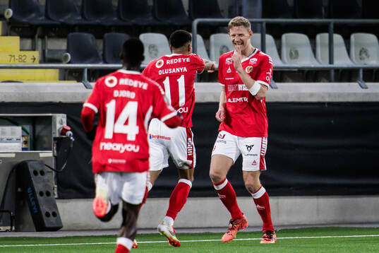 Kalmars Lars Sætra jublar