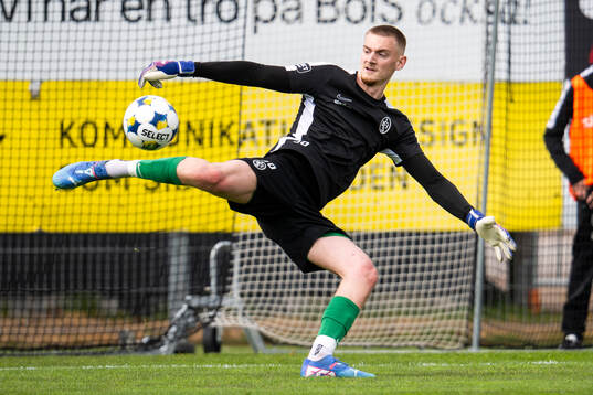 Landskronas målvakt Marcus Pettersson