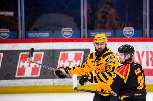 Skellefteås Luke Witkowski och Brynäs Linus Ölund