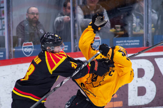 Brynäs Oskar Lindblom och Skellefteås Jonathan Pudas