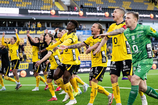 Elfsborgs spelare jublar