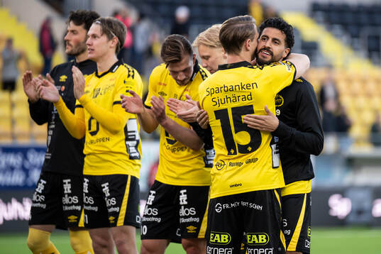 Elfsborgs spelare jublar