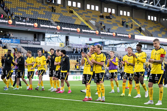 Elfsborgs spelare jublar