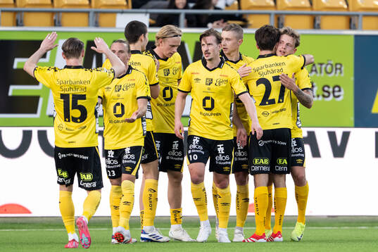 Elfsborgs spelare jublar