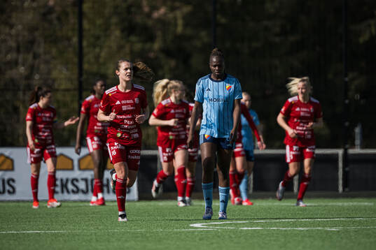 Djurgårdens Flavine Mawete Musolo deppar