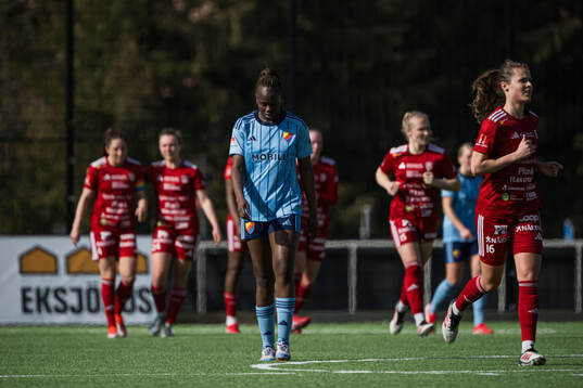 Djurgårdens Flavine Mawete Musolo deppar