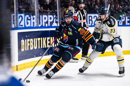 Djurgårdens Albin Grewe och Södertäljes Filiph Engsund