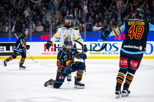 Djurgårdens Marcus Krüger jublar