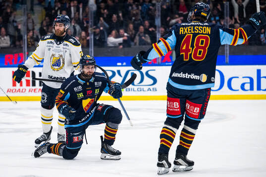 Djurgårdens Marcus Krüger jublar