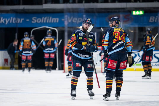 Djurgårdens Albin Grewe och Daniel Brodin