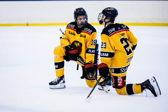 Luleås Benjamin Nyström och Måns Josbrant deppar