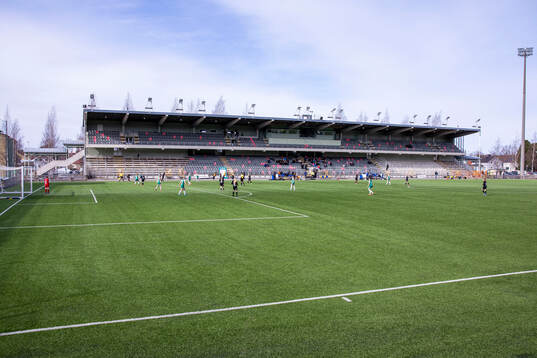 Umeå energi arena innan fotbollsmatchen i Elitettan mellan