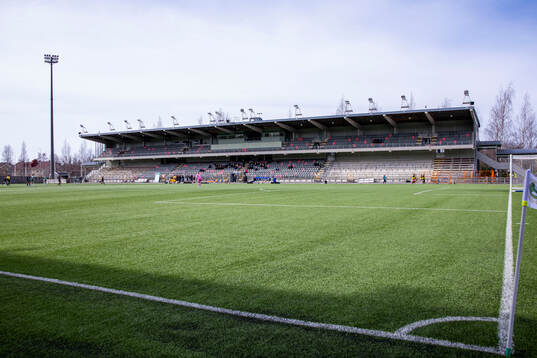 Umeå energi arena innan fotbollsmatchen i Elitettan mellan