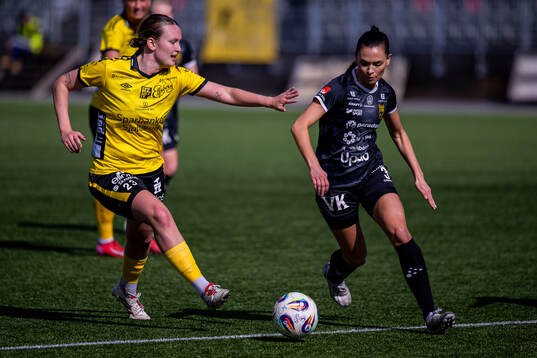 Elfsborgs Ellen Nilsson och Umeås Frida Lähteenmäki