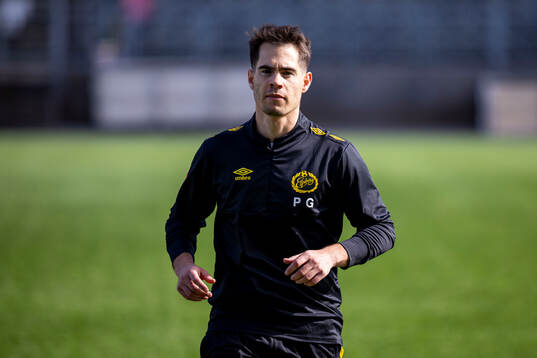 Elfsborgs Pedro Gazquez Carmona innan fotbollsmatchen i