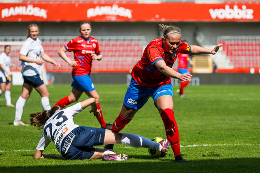 Örgrytes Anastasia Stojanova och Helsingborgs Kajsa Nilsson