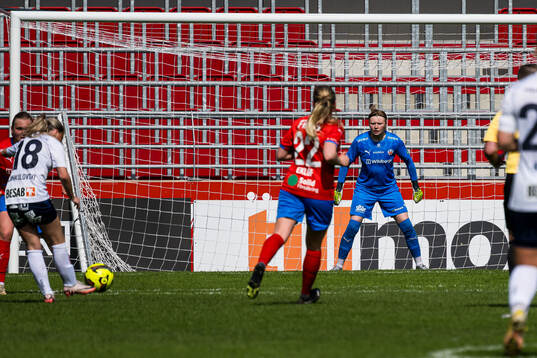 Helsingborgs målvakt Hannah Tegestål