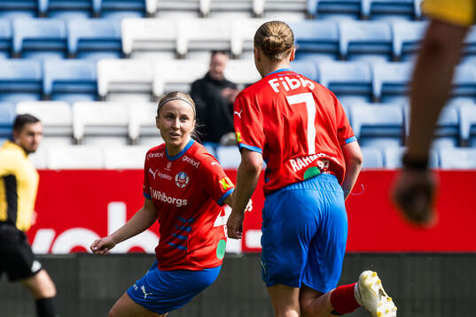 Helsingborgs Ebba Berg jublar