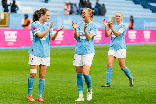 Malmö FFs spelare jublar