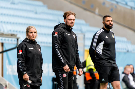 Kristianstads tränare Daniel Angergård