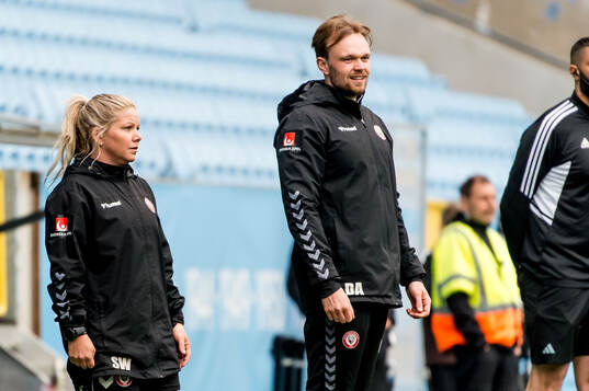 Kristianstads tränare Daniel Angergård