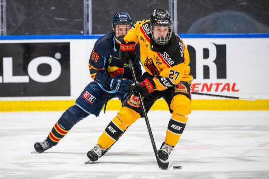 Djurgårdens Ville Söderström och Luleås Oliwer