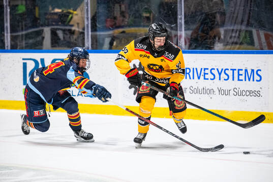 Djurgårdens Bobo Tyche och Luleås Casper Juustovaara