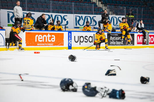 Luleås spelare deppar