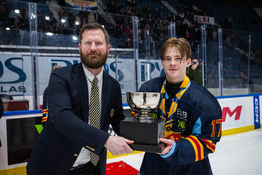 Mathias Tegnér, ordförande i Stockholm ishockeyförbundet