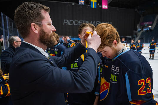 Mathias Tegnér, ordförande i Stockholm ishockeyförbundet