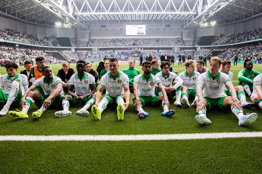 Hammarbys Sebastian Tounekti, Paulos Abraham, Ibrahima