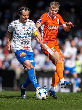 Värnamos Simon Thern och IFK Göteborgs David Kruse