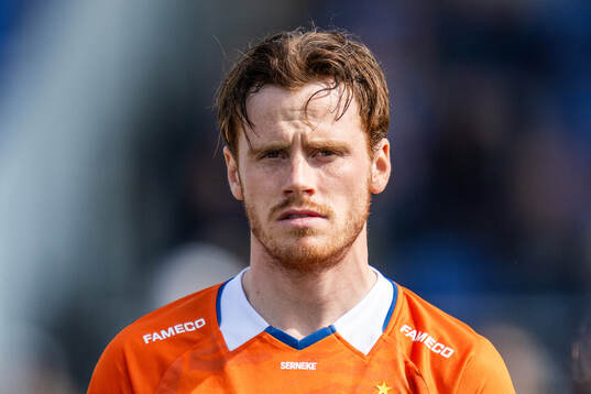 IFK Göteborgs Tobias Heintz vid line-up