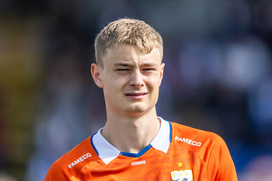 IFK Göteborgs David Kruse vid line-up