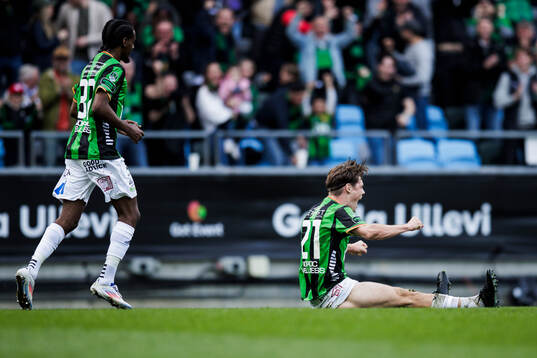 GAISs Axel Henriksson jublar